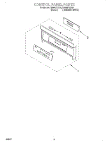 03 - Control Panel, Literature parts for Whirlpool Range RS696PXGQ0 from AppliancePartsPros.com