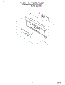 02 - Control Panel, Literature parts for Whirlpool Range RS610PXEN2 from AppliancePartsPros.com