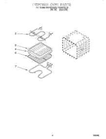 05 - Internal Oven parts for Whirlpool Range RS610PXEN2 from AppliancePartsPros.com