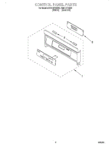 02 - Control Panel, Literature parts for Whirlpool Range RS610PXEN0 from AppliancePartsPros.com