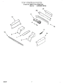 05 - Top Venting parts for Whirlpool Range RS696PXGB0 from AppliancePartsPros.com