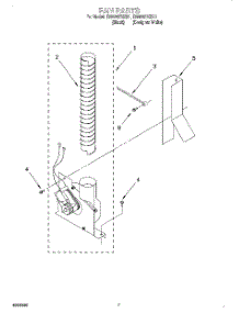 05 - Fan parts for Whirlpool Range RS385PXEB1 from AppliancePartsPros.com