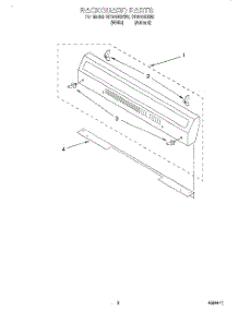 04 - Backguard parts for Whirlpool Range SF3010EEN2 from AppliancePartsPros.com