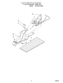 03 - Lock Motor parts for Whirlpool Range RS385PXEQ1 from AppliancePartsPros.com