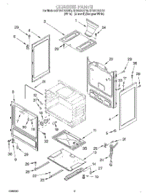 04 - Chassis parts for Whirlpool Range SF310BEGQ0 from AppliancePartsPros.com