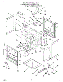 03 - Chassis parts for Whirlpool Range RF374PXGQ0 from AppliancePartsPros.com