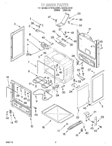 03 - Chassis parts for Whirlpool Range RF376LXGW0 from AppliancePartsPros.com