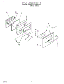 03 - Section parts for Whirlpool Range RS3025XBW1 from AppliancePartsPros.com