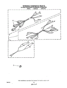 07 - Wiring Harness , Literature And Optional parts for Whirlpool Range RF365BXWN2 from AppliancePartsPros.com