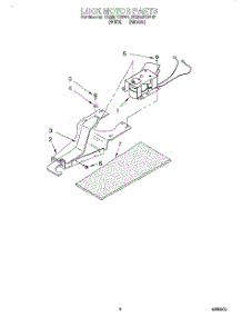 03 - Lock Motor parts for Whirlpool Range RS385PCBW1 from AppliancePartsPros.com