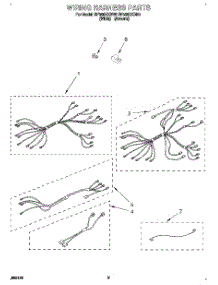 05 - Wiring Harness, Lit / Optional parts for Whirlpool Range RF366BXDW0 from AppliancePartsPros.com