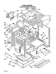 06 - Oven parts for Whirlpool Range SF387PEYW0 from AppliancePartsPros.com