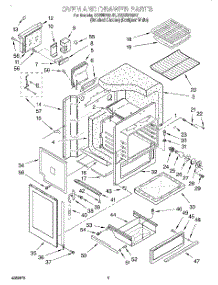 02 - Oven And Drawer parts for Whirlpool Range SS385PEBQ1 from AppliancePartsPros.com