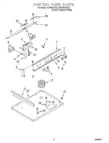 02 - Control Panel parts for Whirlpool Range RS386PXEQ0 from AppliancePartsPros.com