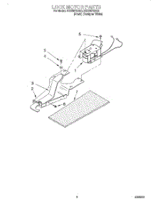 04 - Lock Motor parts for Whirlpool Range RS386PXEQ0 from AppliancePartsPros.com