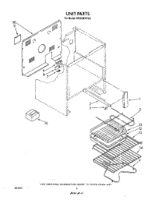04 - Unit , Lit / Optional parts for Whirlpool Range RF306BXVW2 from AppliancePartsPros.com