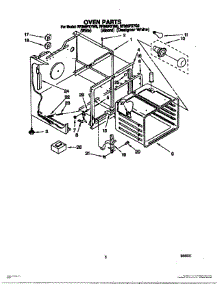 04 - Oven parts for Whirlpool Range RF365PXYQ0 from AppliancePartsPros.com
