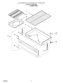 04 - Drawer And Broiler parts for Whirlpool Range RF302BXEQ1 from AppliancePartsPros.com