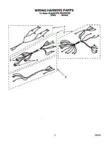07 - Wiring Harness parts for Whirlpool Range RF365BXYW0 from AppliancePartsPros.com