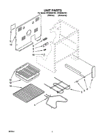 04 - Unit, Optional parts for Whirlpool Range RF365BXYW1 from AppliancePartsPros.com
