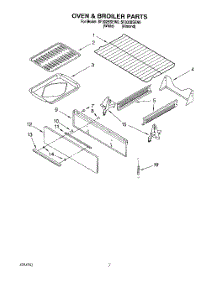 05 - Oven & Broiler parts for Whirlpool Range SF302BSEW0 from AppliancePartsPros.com