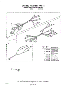 10 - Wiring Harness parts for Whirlpool Range RF365BXWW0 from AppliancePartsPros.com