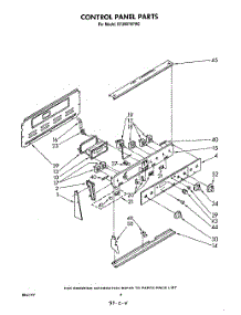 03 - Control Panel parts for Whirlpool Range RF390PXPW0 from AppliancePartsPros.com