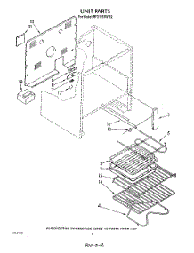04 - Unit , Lit / Optional parts for Whirlpool Range RF3165XWW2 from AppliancePartsPros.com