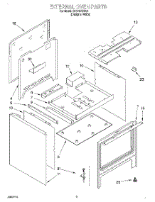 02 - External Oven parts for Whirlpool Range SF370PEWQ1 from AppliancePartsPros.com