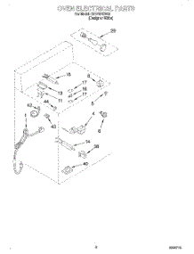 04 - Oven Electrical, Literature parts for Whirlpool Range SF370PEWQ1 from AppliancePartsPros.com