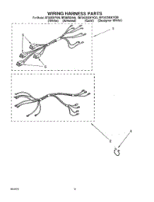 07 - Wiring Harness parts for Whirlpool Range RF302BXYN0 from AppliancePartsPros.com