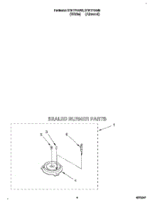 04 - Sealed Burner parts for Whirlpool Range SF317PEAW0 from AppliancePartsPros.com