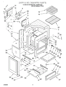 02 - Oven And Drawer parts for Whirlpool Range SS385PEEQ0 from AppliancePartsPros.com