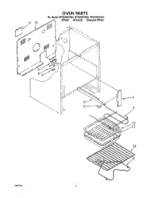 06 - Oven (2), Optional parts for Whirlpool Range RF302BXXW0 from AppliancePartsPros.com