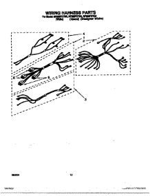07 - Wiring Harness parts for Whirlpool Range RF365PXYN0 from AppliancePartsPros.com