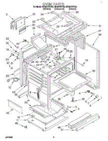 05 - Oven parts for Whirlpool Range SF387PEYB3 from AppliancePartsPros.com