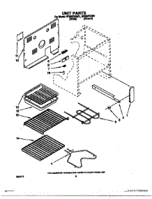 06 - Unit parts for Whirlpool Range RF365PXXN2 from AppliancePartsPros.com