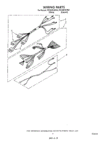 07 - Wiring parts for Whirlpool Range RF390PXWN0 from AppliancePartsPros.com