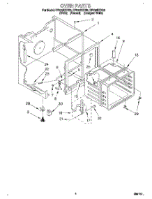 04 - Oven parts for Whirlpool Range RF302BXDN0 from AppliancePartsPros.com