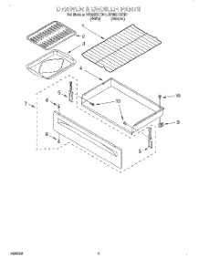 04 - Drawer And Broiler parts for Whirlpool Range RF302BXEN1 from AppliancePartsPros.com