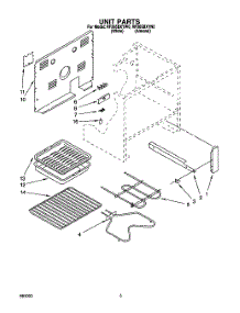 05 - Unit, Optional parts for Whirlpool Range RF365BXYN0 from AppliancePartsPros.com