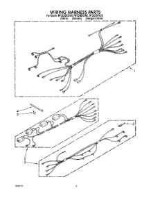 07 - Wiring Harness parts for Whirlpool Range RF302BXXN0 from AppliancePartsPros.com