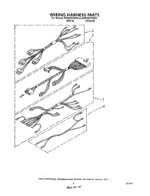 07 - Wiring Harness parts for Whirlpool Range RF395PXXW0 from AppliancePartsPros.com