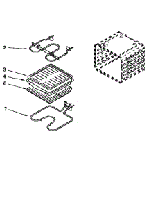 Internal Oven parts for Whirlpool Range RS676PXEZ0 from AppliancePartsPros.com