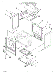 04 - Chassis parts for Whirlpool Range SF302BSGN0 from AppliancePartsPros.com