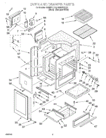 02 - Oven And Drawer parts for Whirlpool Range SS385PEEB3 from AppliancePartsPros.com
