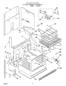 03 - Oven parts for Whirlpool Range RS6755XYW7 from AppliancePartsPros.com