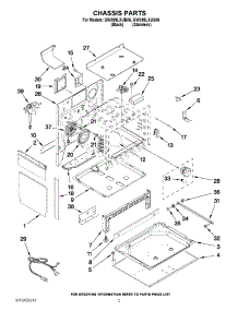 02 - Chassis Parts parts for Whirlpool Range GW399LXUB06 from AppliancePartsPros.com