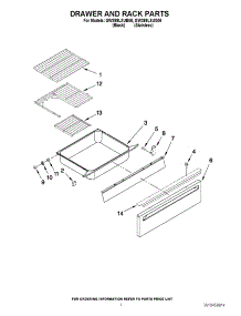 05 - Drawer And Rack Parts parts for Whirlpool Range GW399LXUS06 from AppliancePartsPros.com