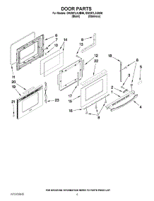 04 - Door Parts parts for Whirlpool Range GW397LXUB06 from AppliancePartsPros.com